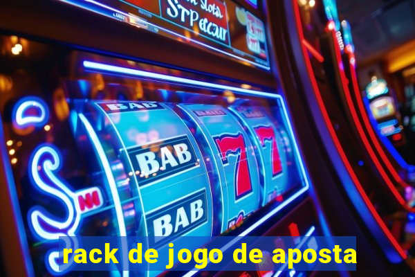 rack de jogo de aposta